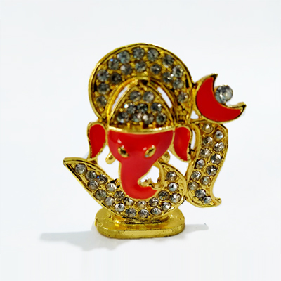 "Stone Studded Ganesh Idol - Click here to View more details about this Product